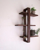 Wall Fitted Vintage Wooden Organizer Rack Shelve Decor - waseeh.com